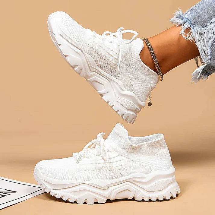 Bequeme orthopädische Schuhe mit zusätzlicher Fußstütze | Leichte Sneaker