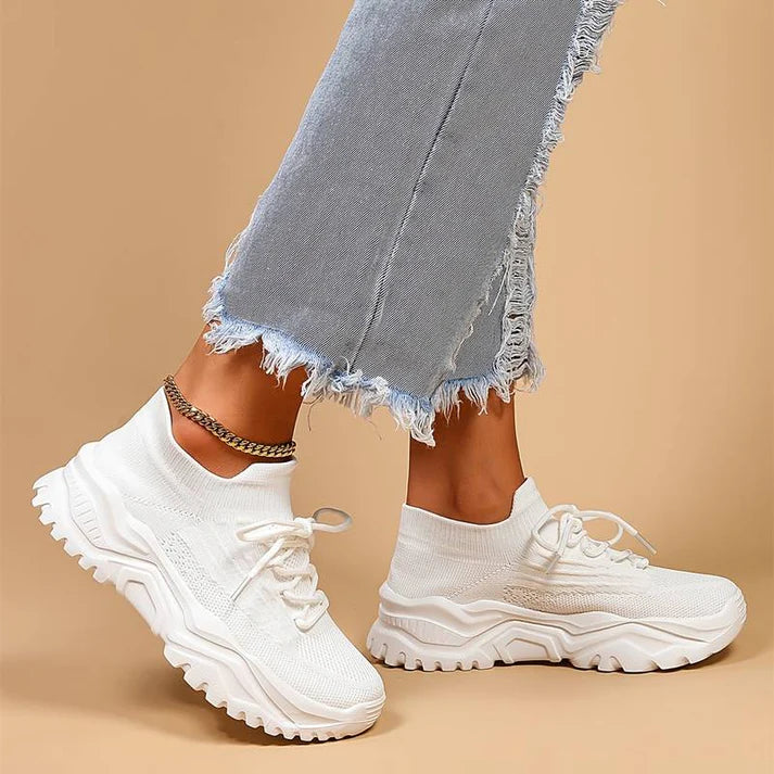 Bequeme orthopädische Schuhe mit zusätzlicher Fußstütze | Leichte Sneaker