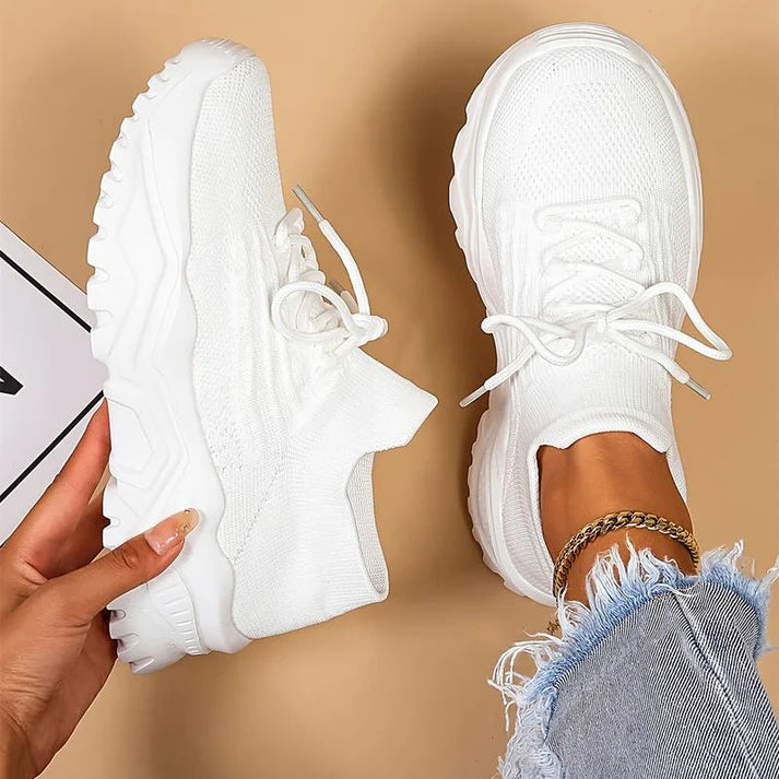 Bequeme orthopädische Schuhe mit zusätzlicher Fußstütze | Leichte Sneaker