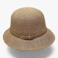 Elegantes Leinen-Sonnenhut mit UV-Schutz