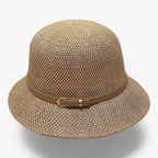 Elegantes Leinen-Sonnenhut mit UV-Schutz