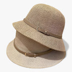 Elegantes Leinen-Sonnenhut mit UV-Schutz