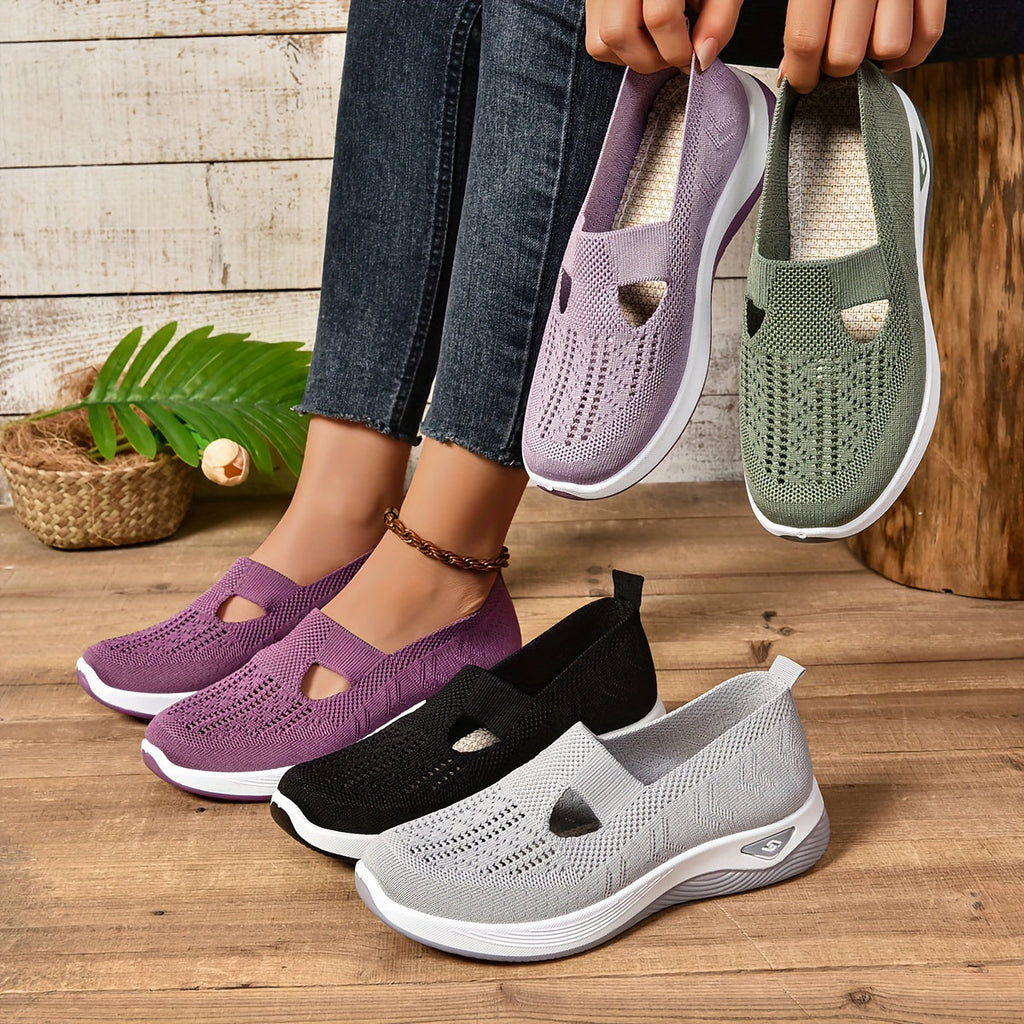 Bequeme Schuhe mit Dämpfung Rutschfest, atmungsaktiv, leicht, ideal für den Herbst