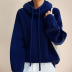Women's Turtleneck Sweater, Breathable, Warm and Soft, Long-Sleeve - Perfect for Autumn and Winter - Navy