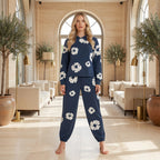Boho Blumen-Freizeit-Set | Weiche Freizeitkleidung
