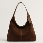 Damen-Schultertasche aus Wildleder im Vintage-Stil