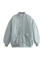 Oversized women's bomber jacket – Casual & Trendy