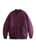 Oversized women's bomber jacket – Casual & Trendy