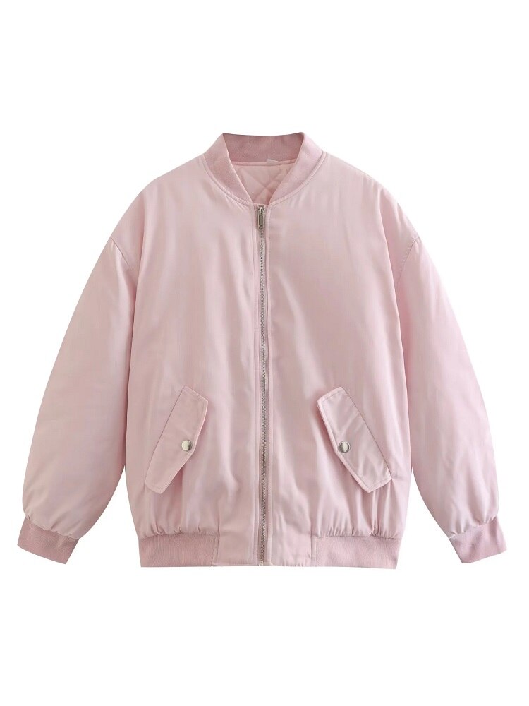 Oversized women's bomber jacket – Casual & Trendy