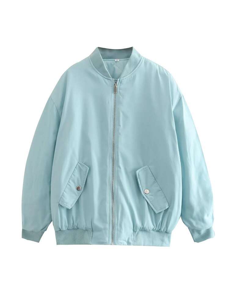 Oversized women's bomber jacket – Casual & Trendy