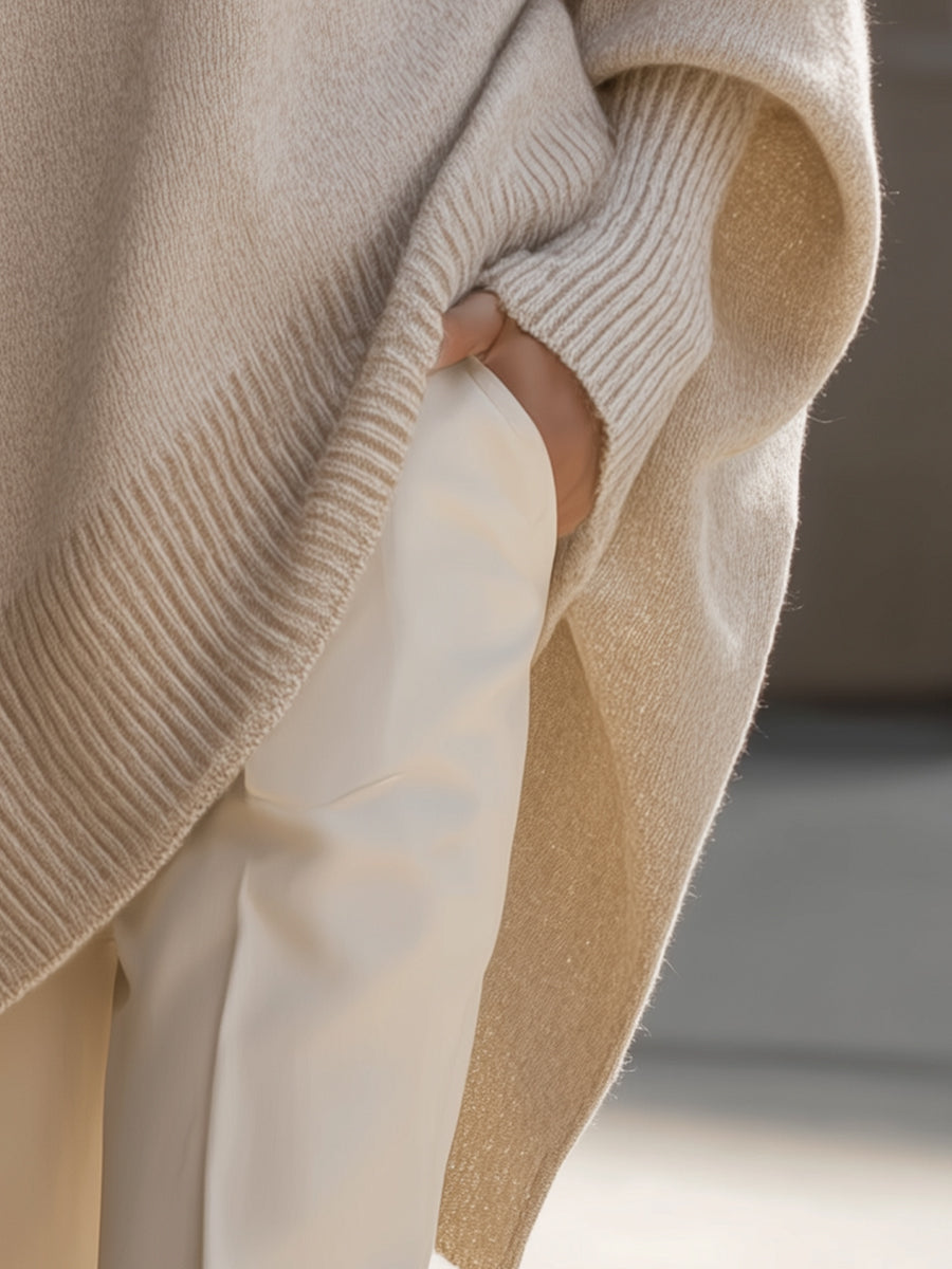 Women's Oversized Batwing Sweater