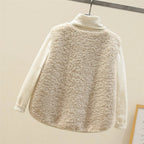 Women's Teddy Fleece Gilet with Patch Pockets – Sleeveless Popper Front Borg Waistcoat